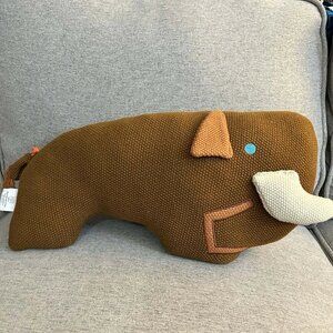 NWT Christian Robinson x Target Mammoth Figural Pillow 18"X 10" OEKO-TEX